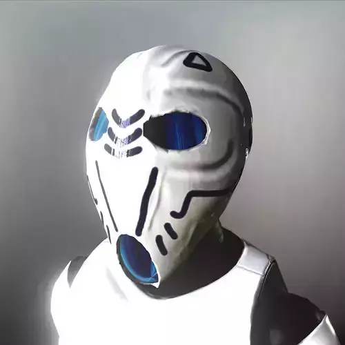 Blue Ghost Helmet