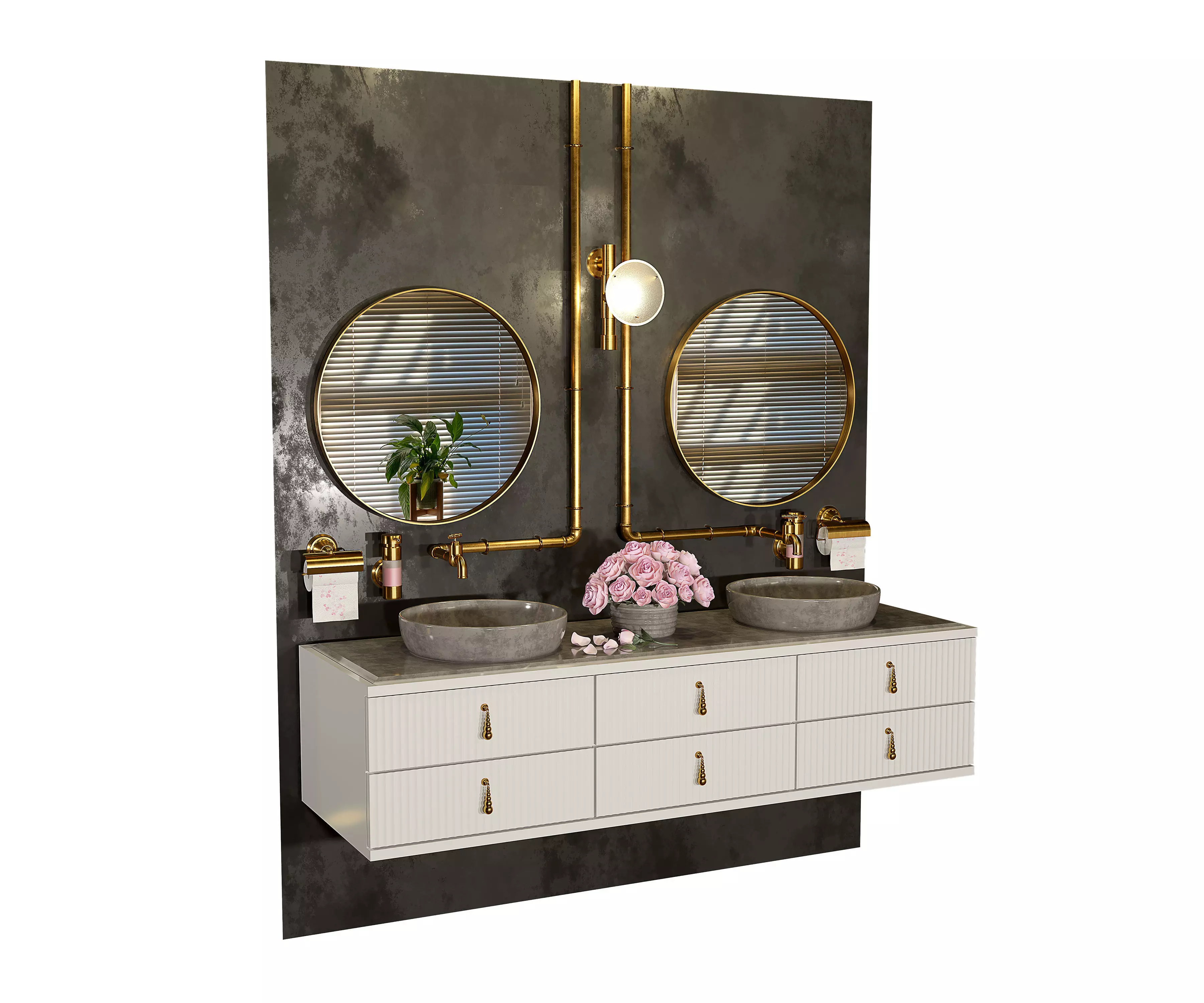 Bathroom furniture Free 3D model