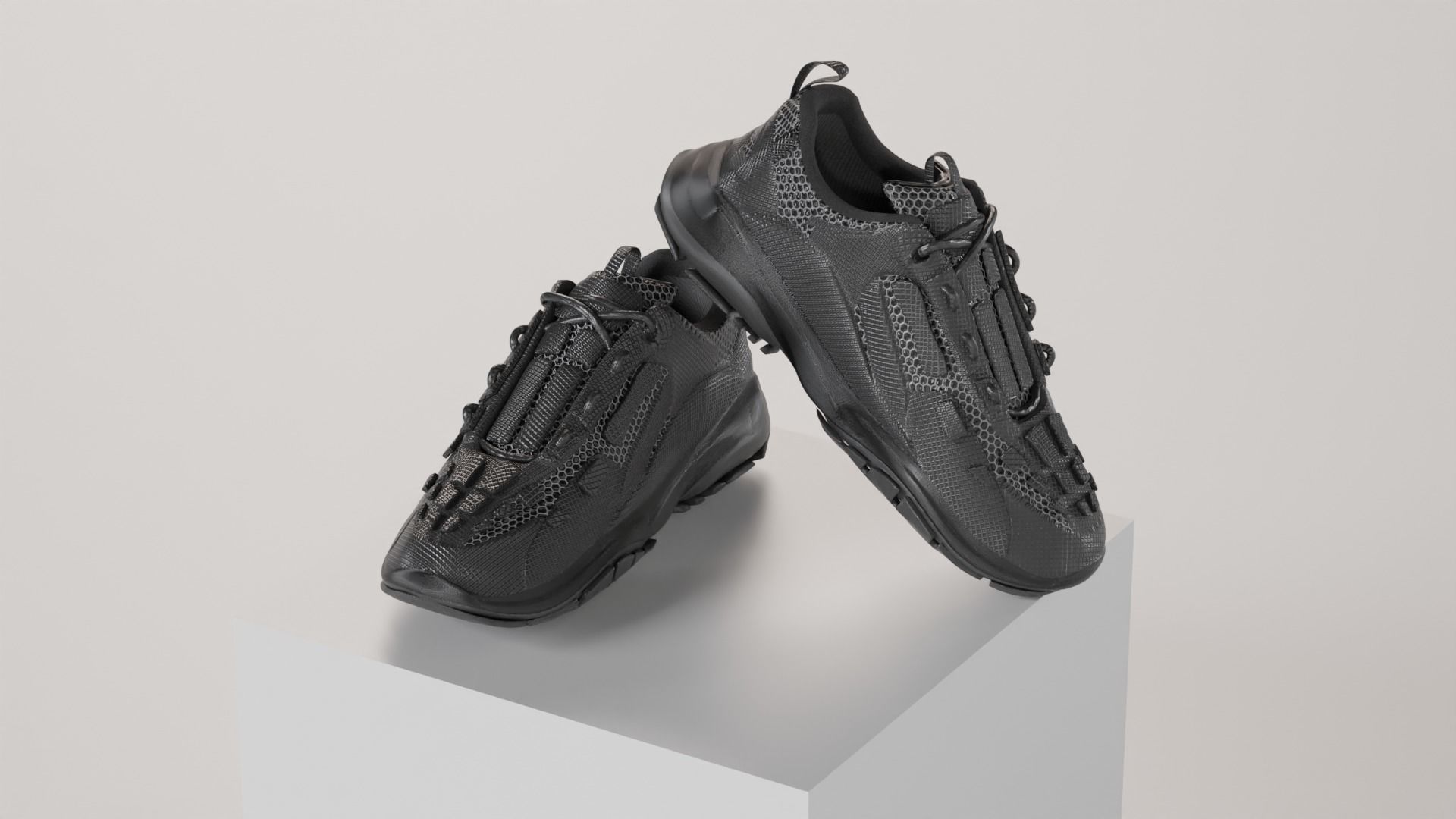Shoe  with 15 different texture Low-poly 3D model_5