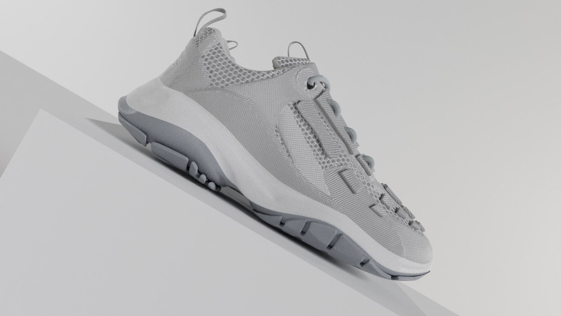 Shoe  with 15 different texture Low-poly 3D model_1