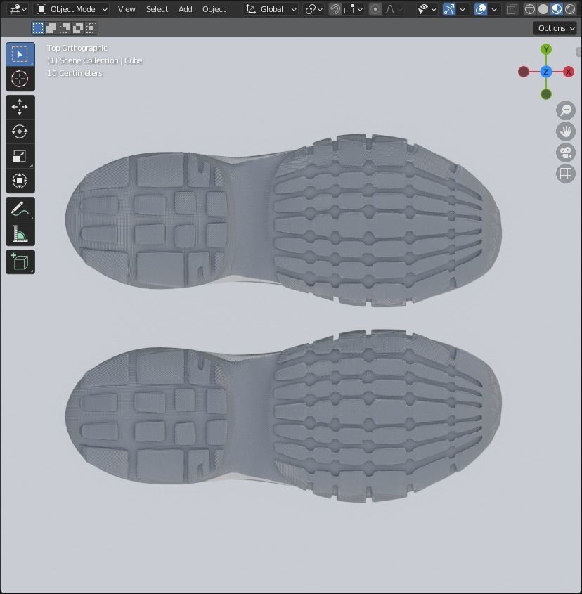 Shoe  with 15 different texture Low-poly 3D model_37