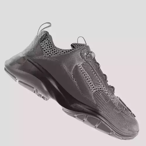 Shoe  with 15 different texture Low-poly 3D model