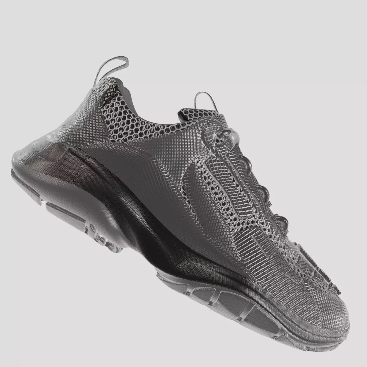 Shoe  with 15 different texture Low-poly 3D model_0