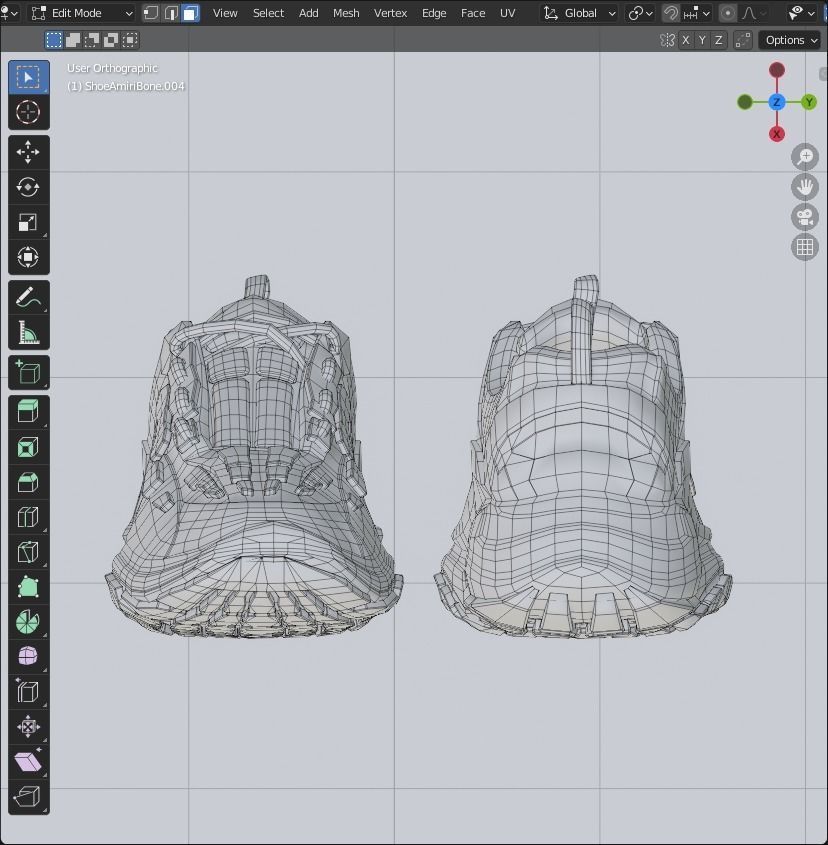 Shoe  with 15 different texture Low-poly 3D model_33