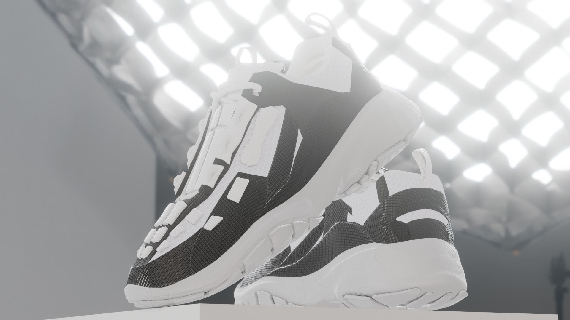 Shoe  with 15 different texture Low-poly 3D model_21