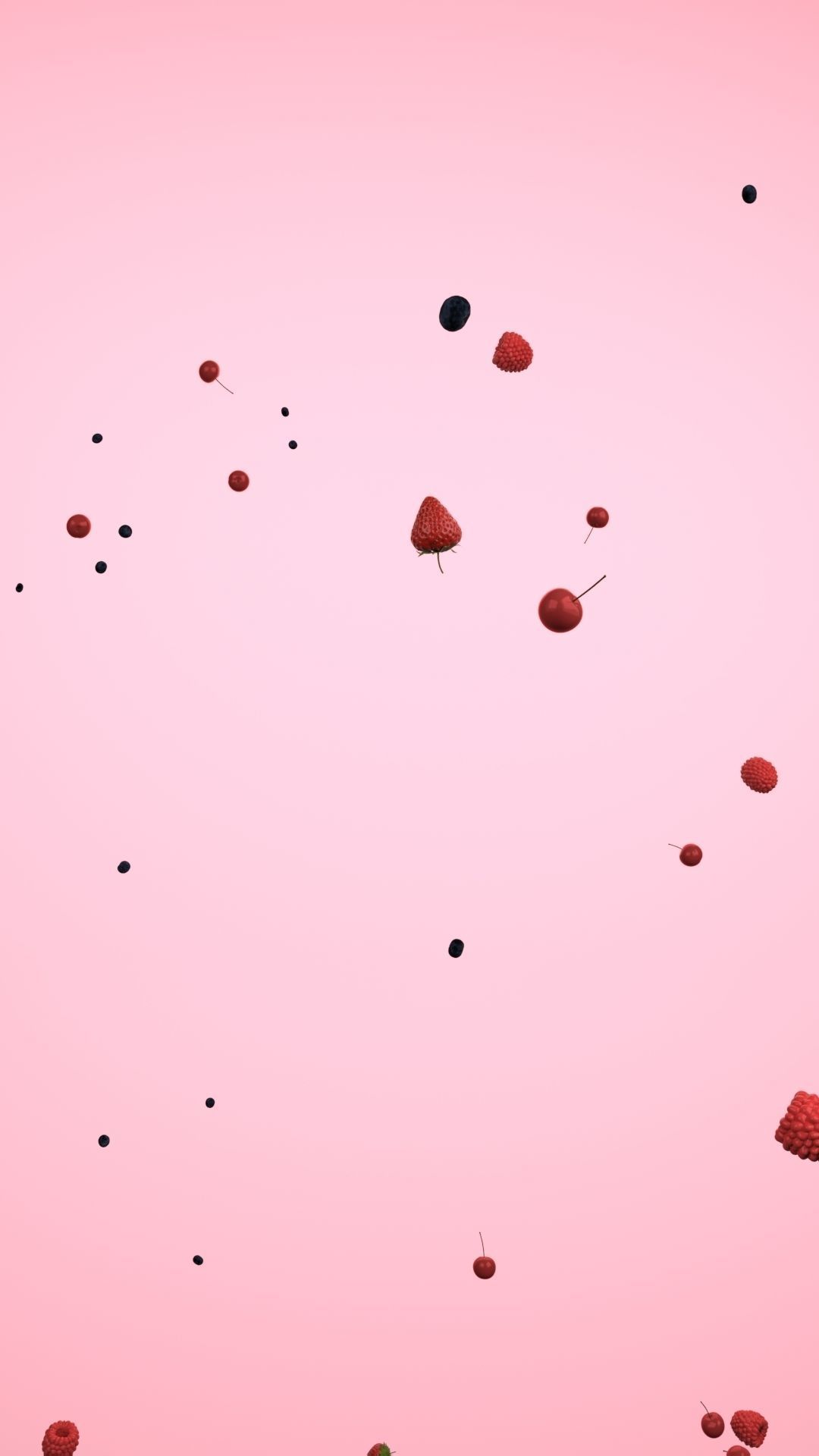 Strawberry 3D model three strawberries 3D model_3