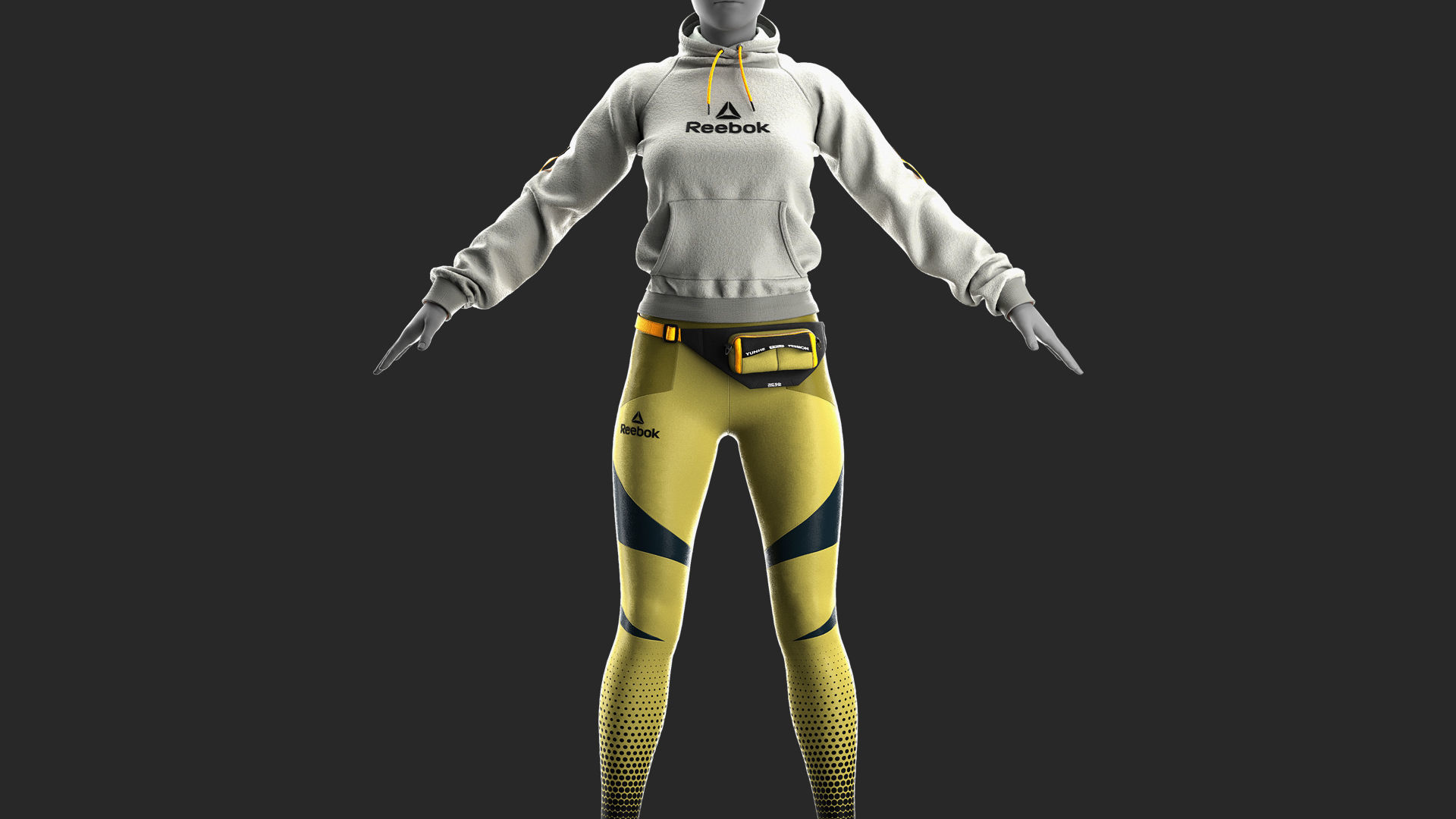 Girls Outfit 9 - Marvelous Designer with Video Process 3D model_3