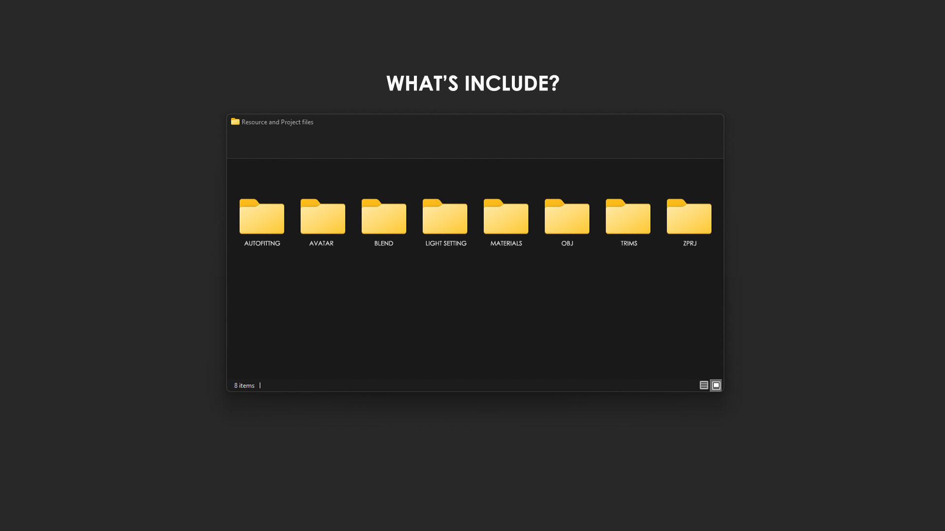 Girls Outfit 9 - Marvelous Designer with Video Process 3D model_8
