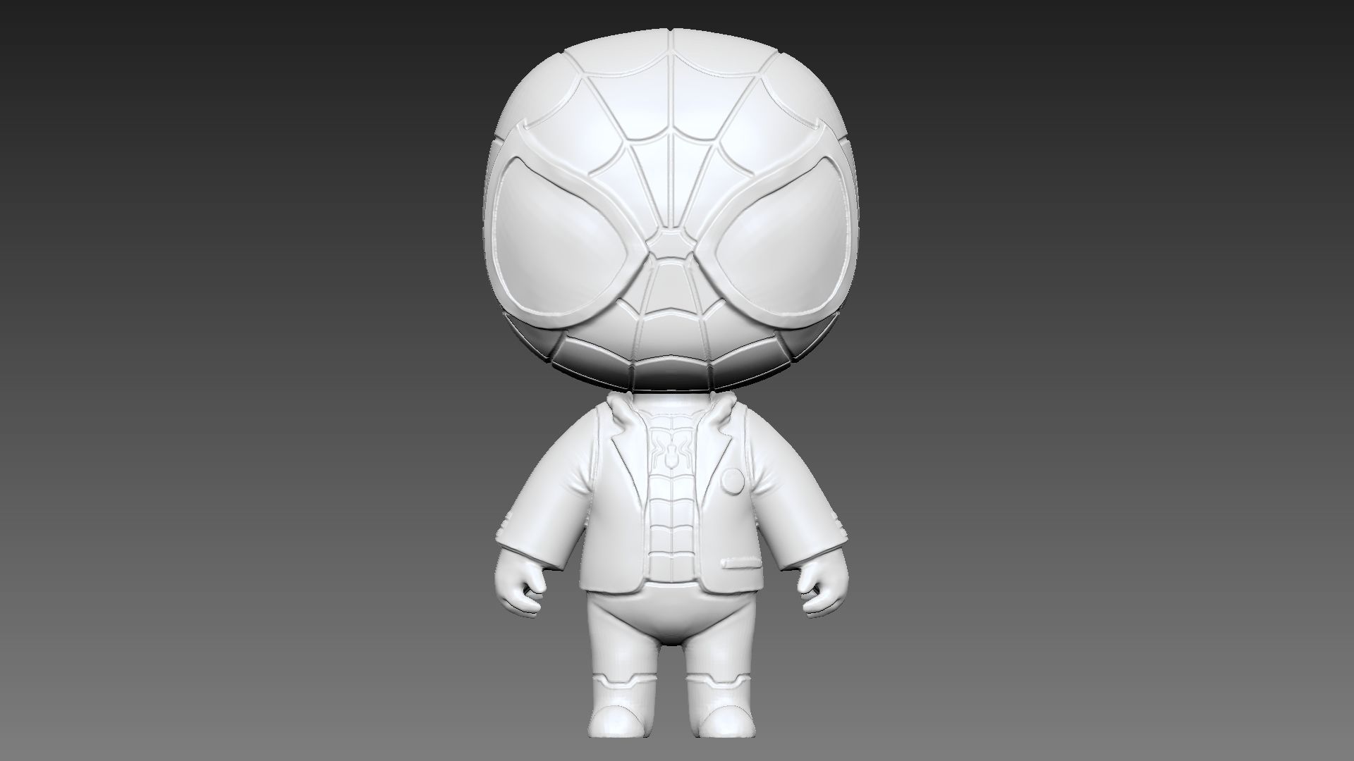 spiderman bobble heads 3D print model_1