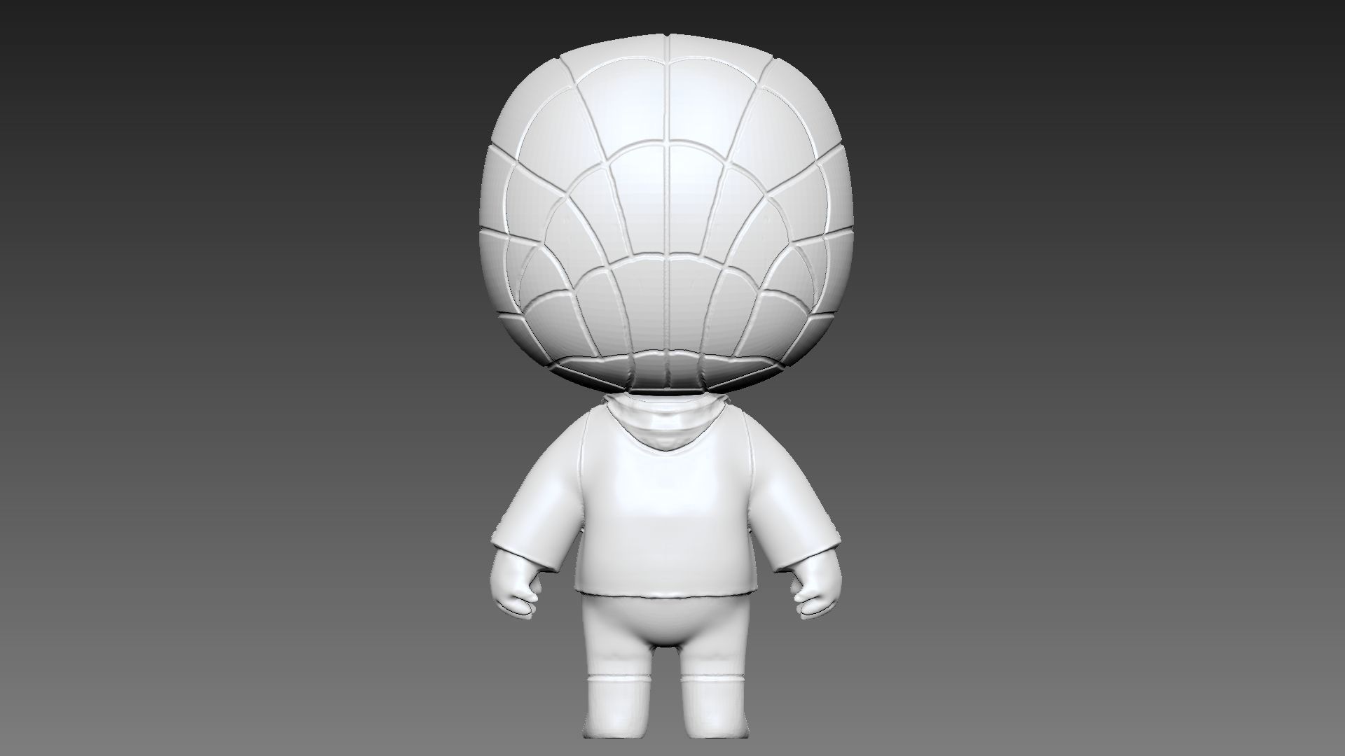 spiderman bobble heads 3D print model_3