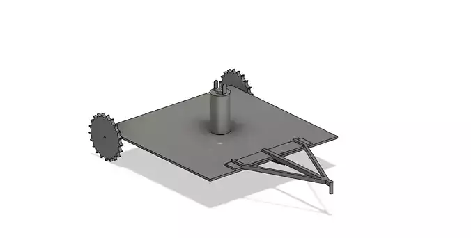 RC Lawn Mower 3D print model