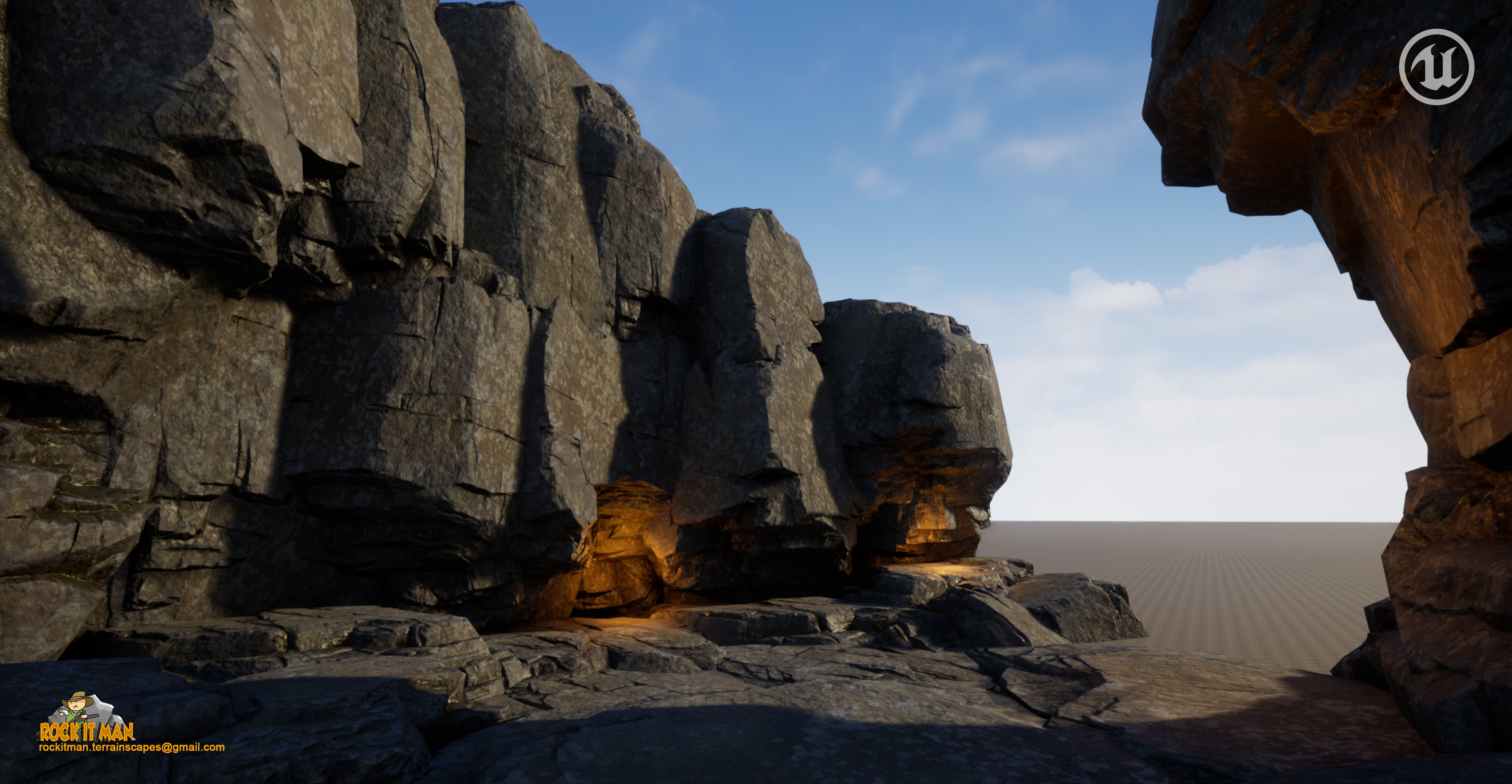 crumbly large 01 Low-poly 3D model_8