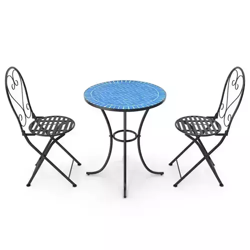 Mosaic Table And Chair Set