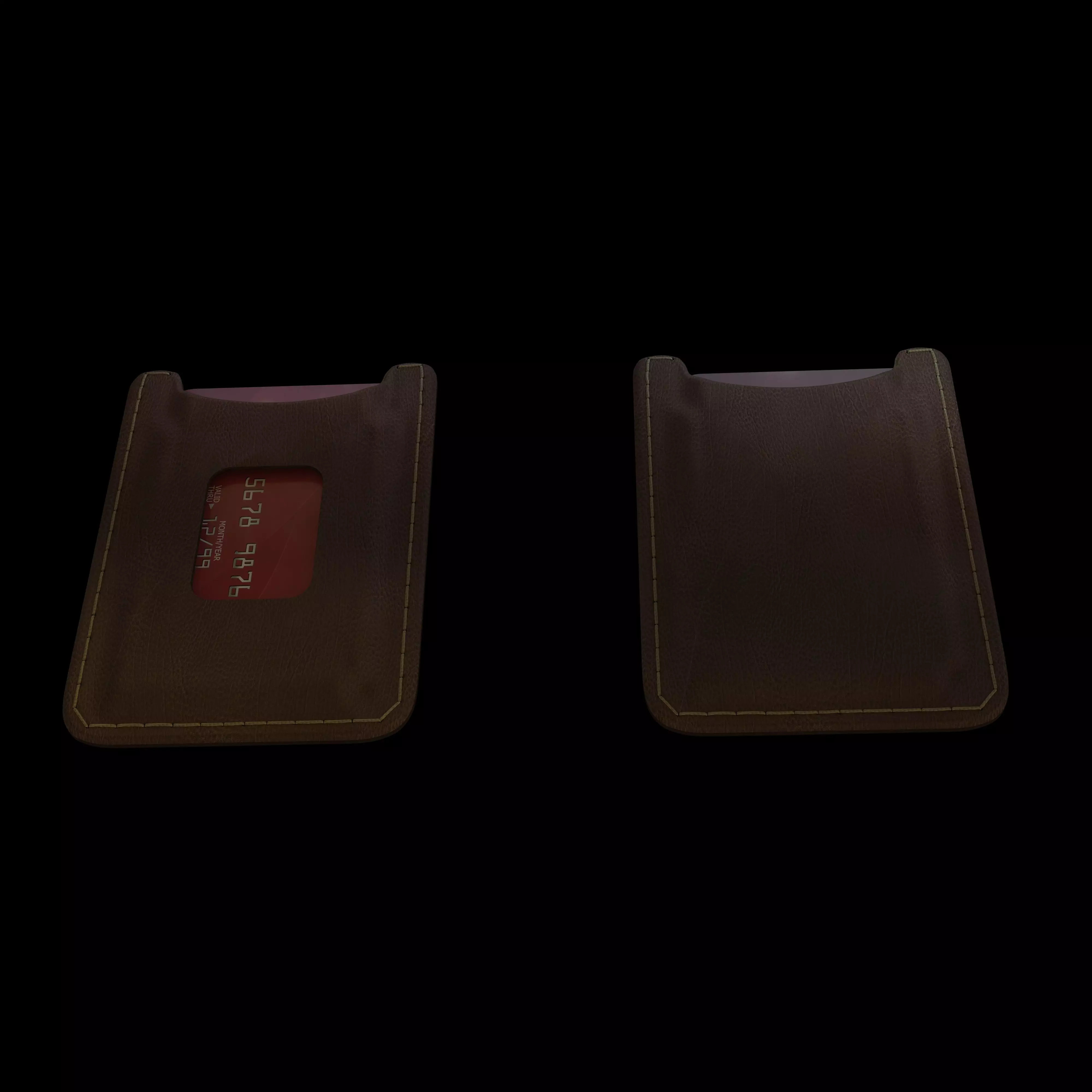 CARDHOLDER two credit card holders Free 3D model