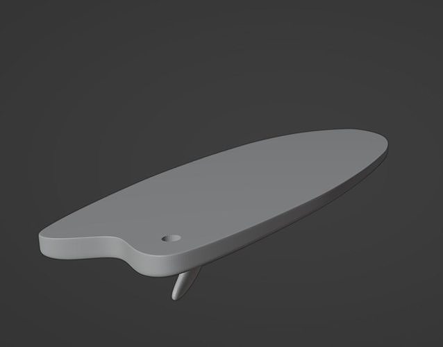 Finger Surfboard 3D print model