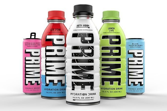 Drink Prime Low-poly 3D model 6