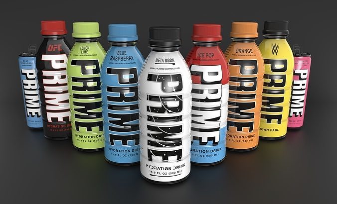 Drink Prime Low-poly 3D model 4