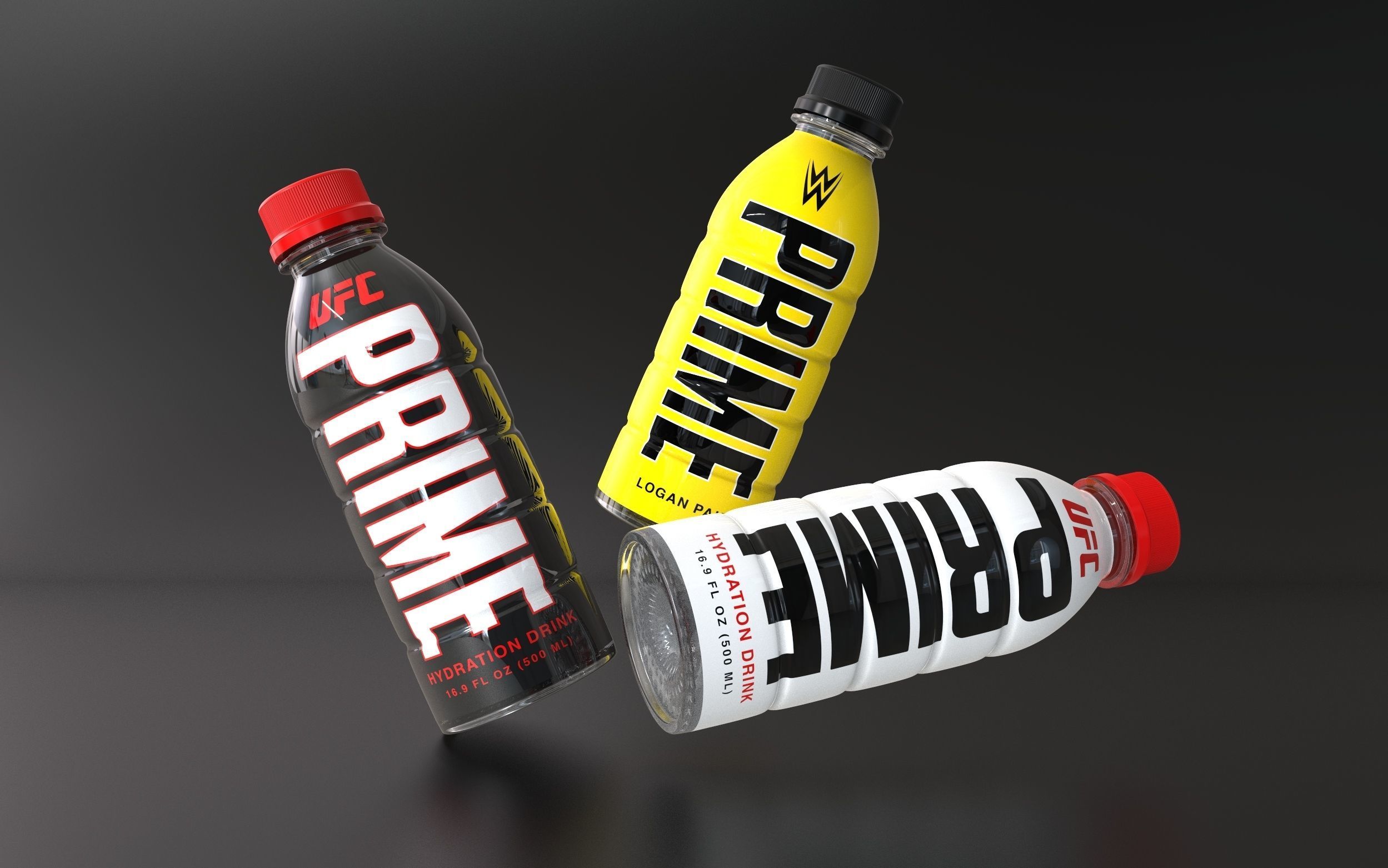 Drink Prime Low-poly 3D model_9