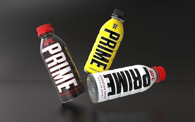 Drink Prime Low-poly 3D model 7