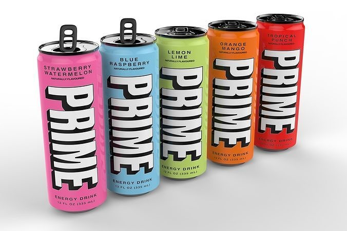Drink Prime Low-poly 3D model 5
