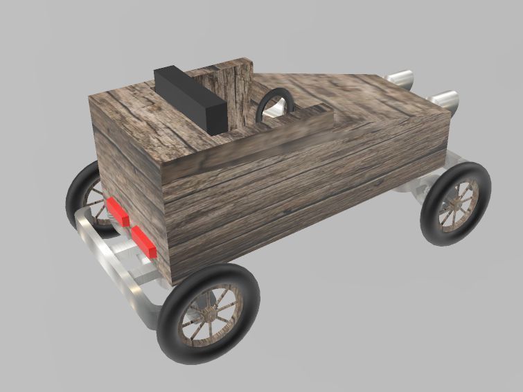 Soapbox Racing Car 1 3D model_2