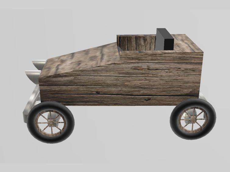Soapbox Racing Car 1 3D model_1