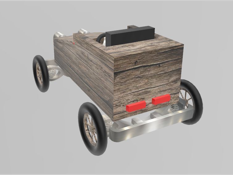 Soapbox Racing Car 1 3D model_3