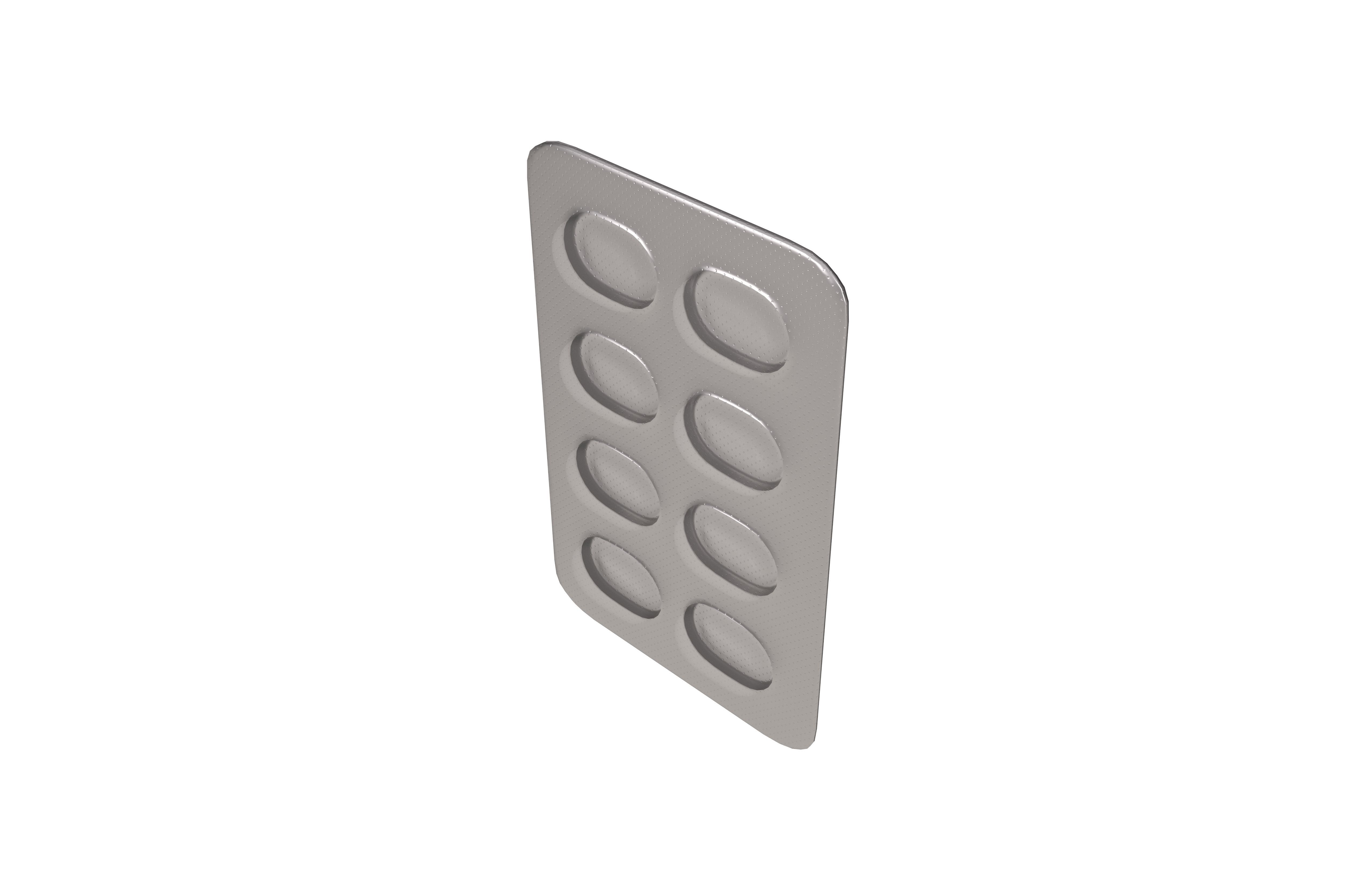 Blister Pack v1 001 Low-poly 3D model_2