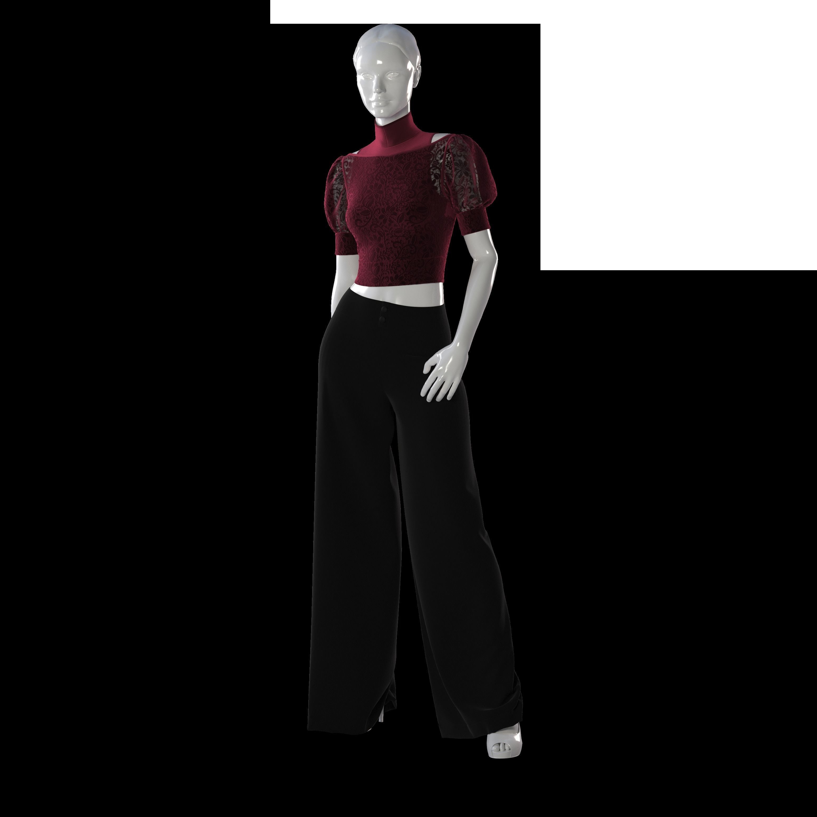 Business Style 01 3D model_1