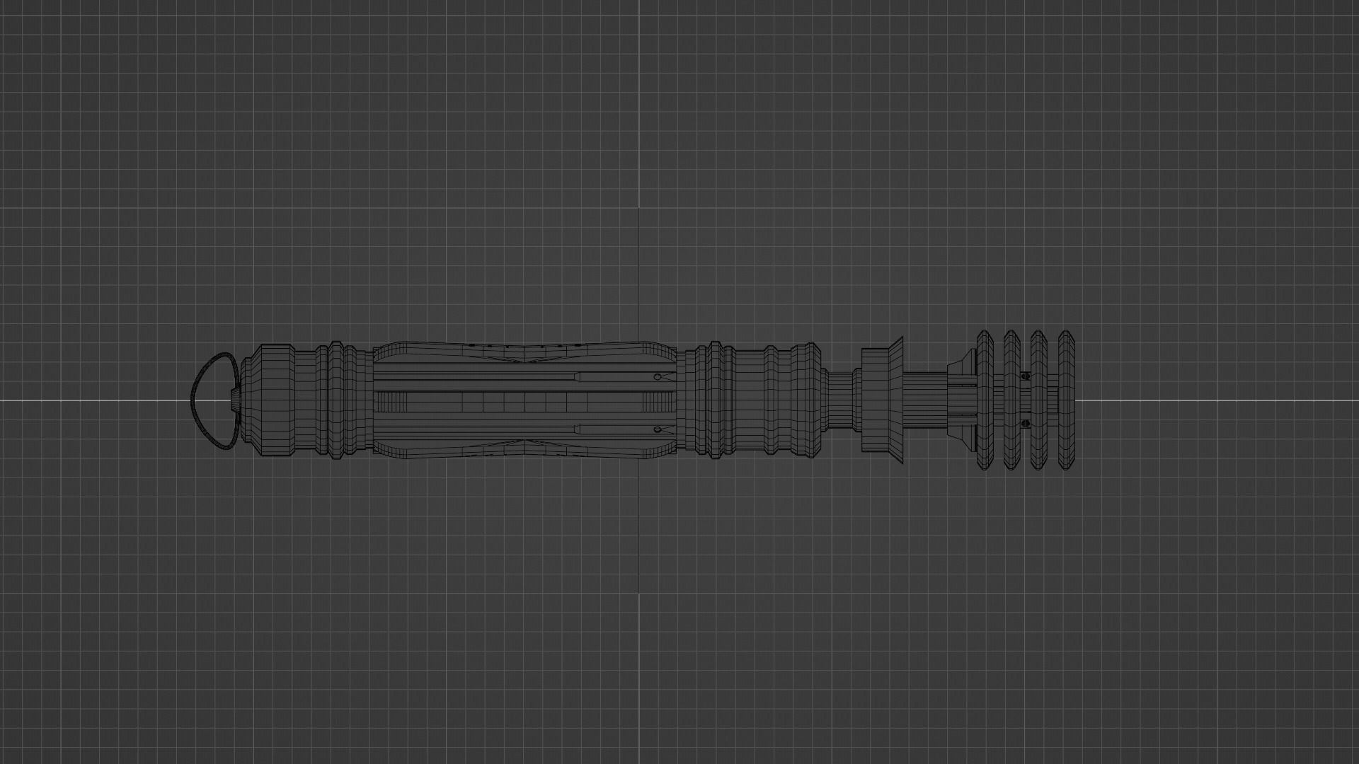 Leia Organa Lightsaber 3D model_6