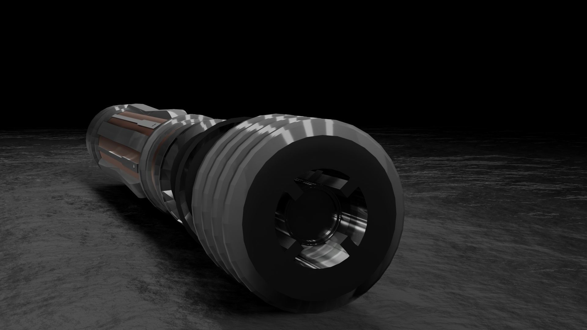 Leia Organa Lightsaber 3D model_4