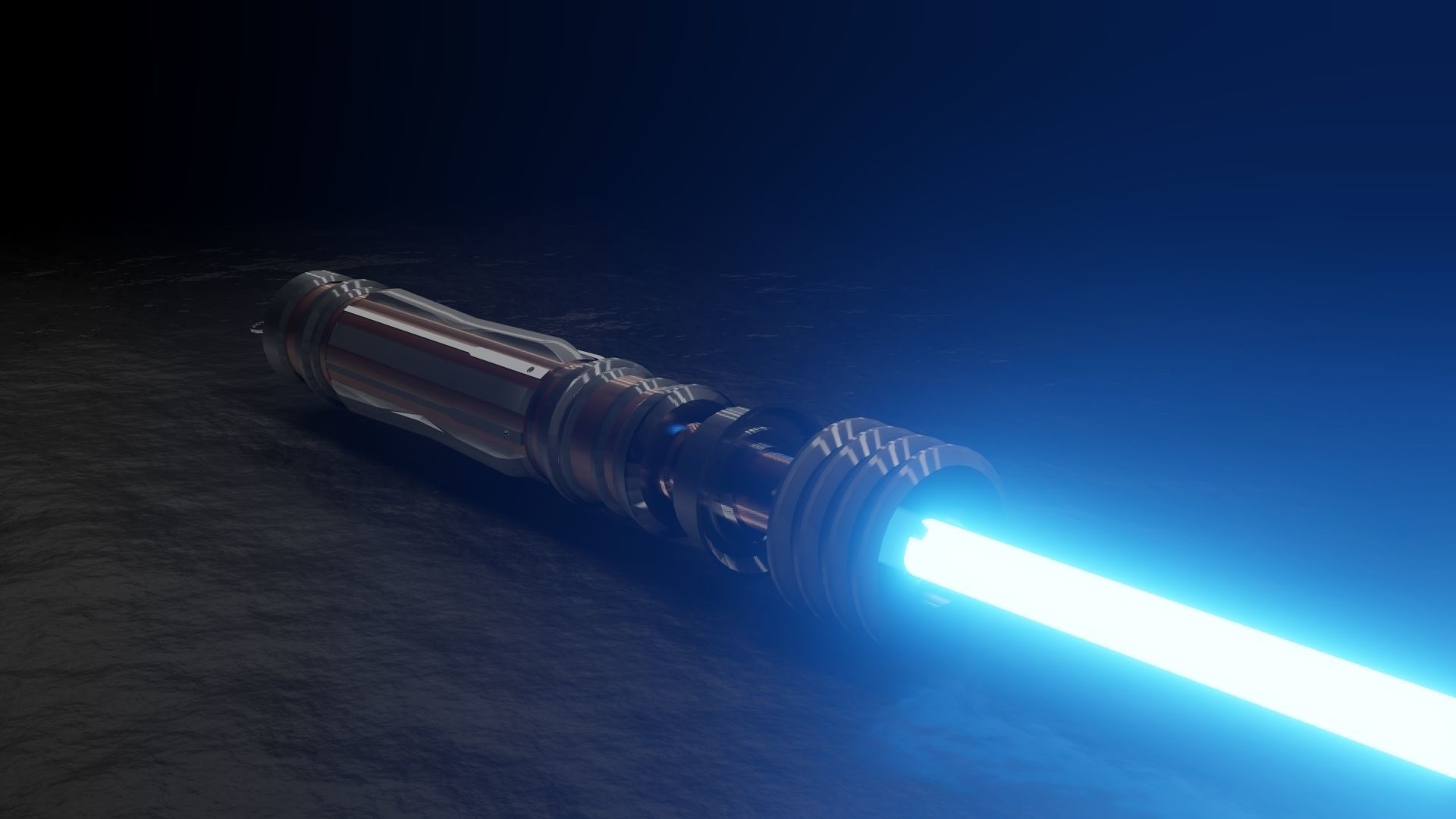 Leia Organa Lightsaber 3D model_5