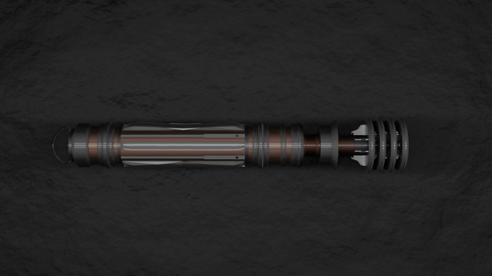 Leia Organa Lightsaber 3D model_3