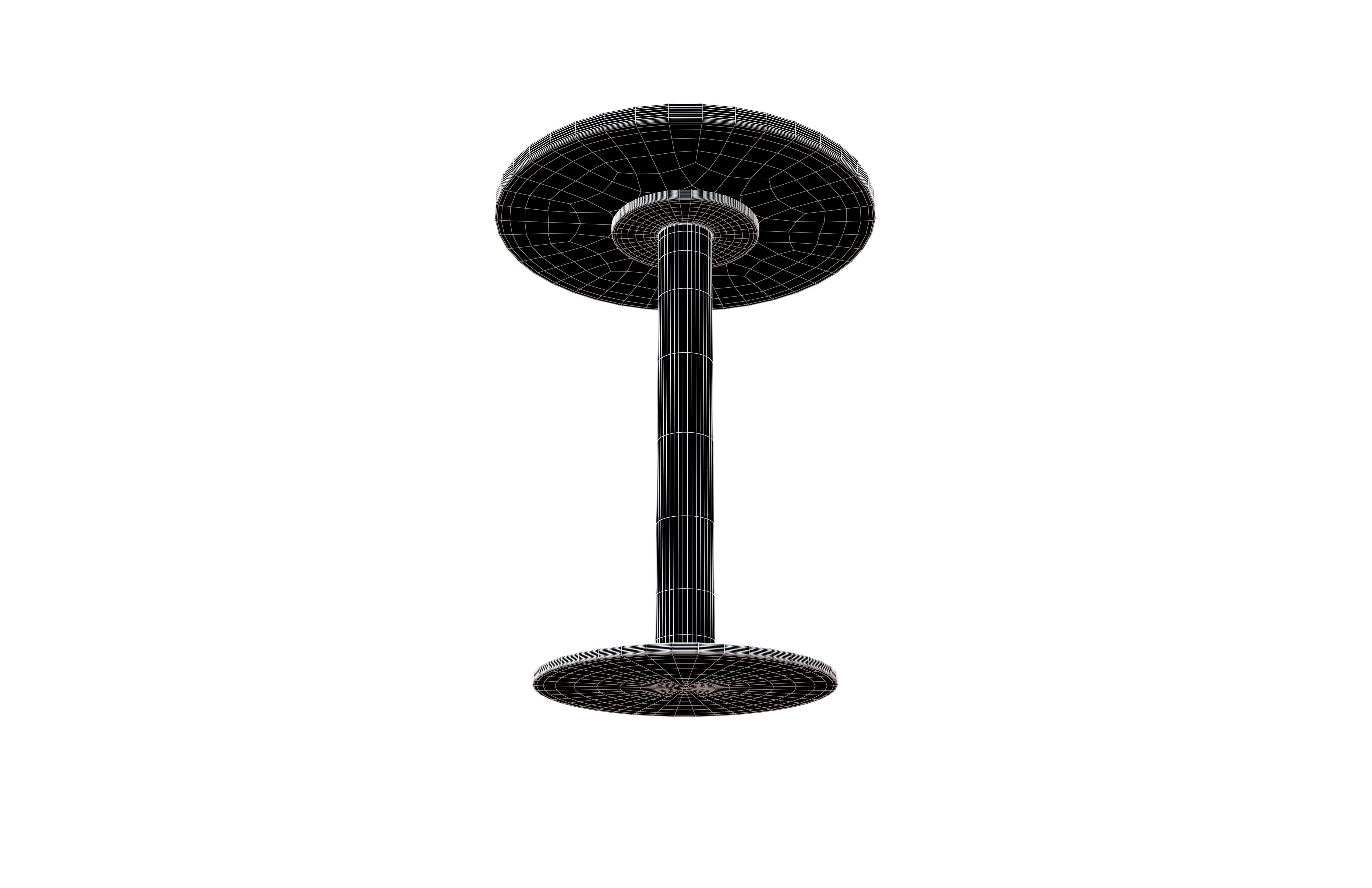 Bar Table v2 001 Low-poly 3D model_6