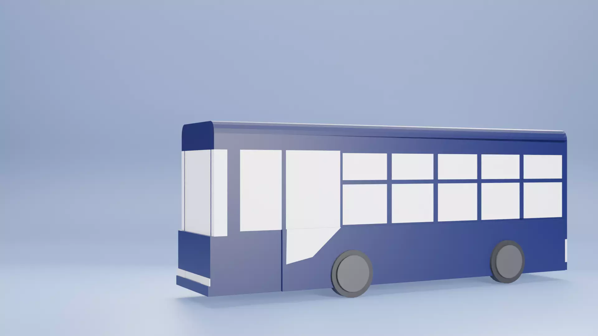 Bus Lowpoly - PMSMILE Free low-poly 3D model