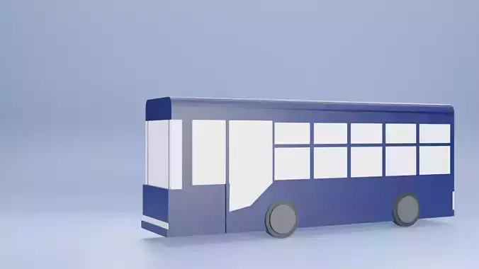 Bus Lowpoly - PMSMILE