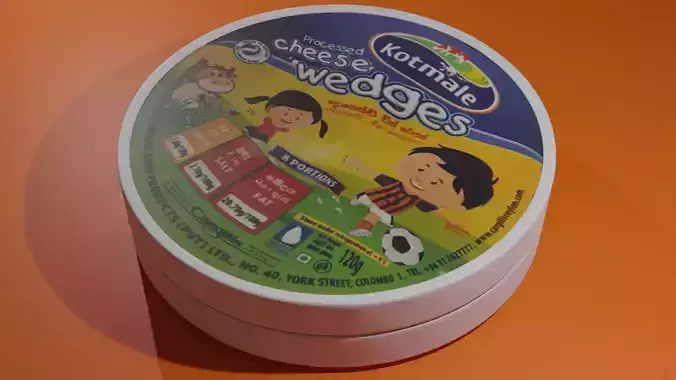 Kothmale cheese Box casing free 3d model Free low-poly 3D model