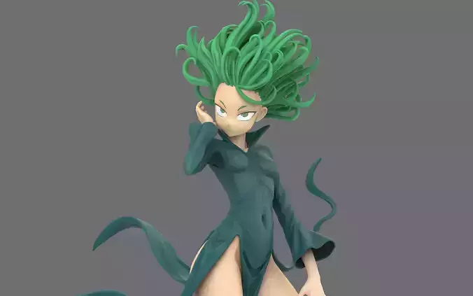 One punch man Tatsumaki tornado  3D print model