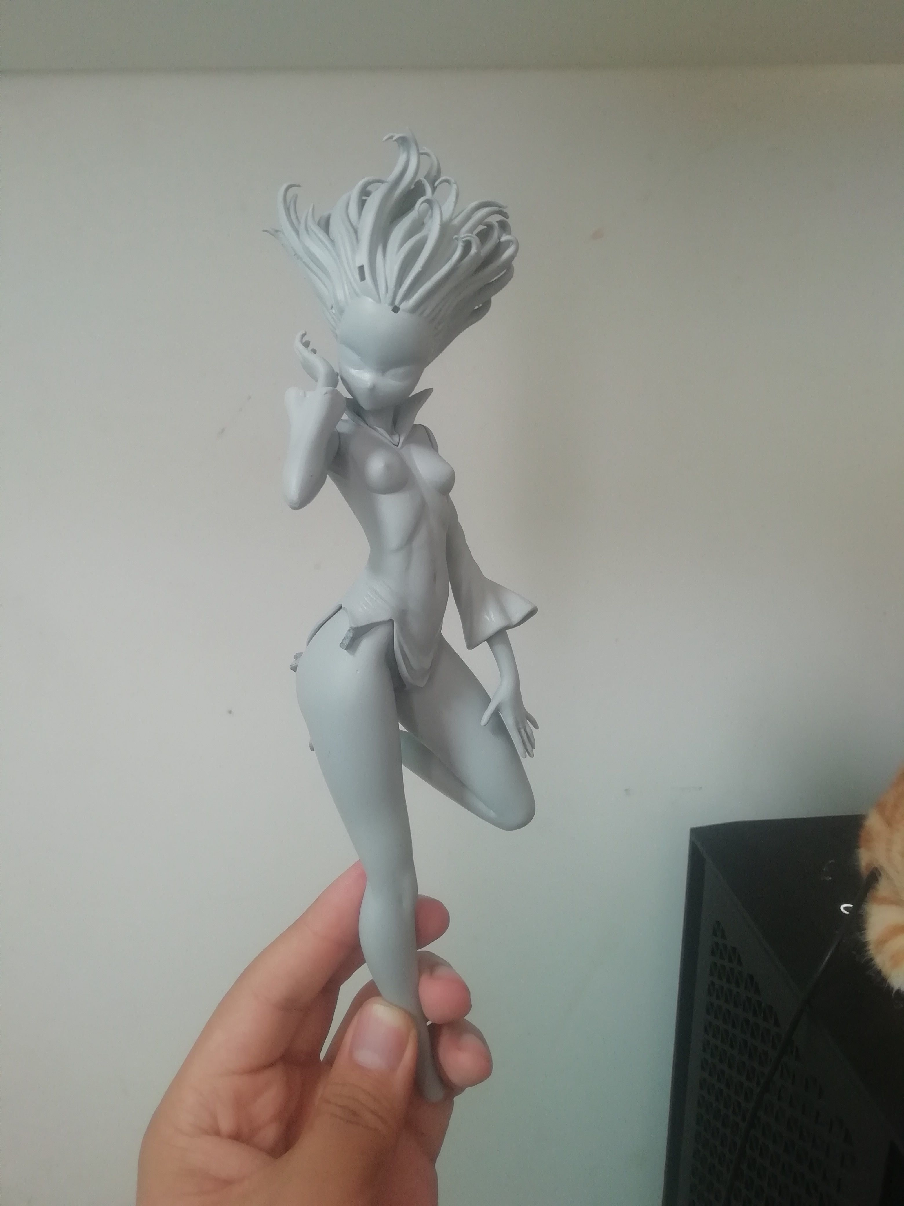 One punch man Tatsumaki tornado  3D print model_9