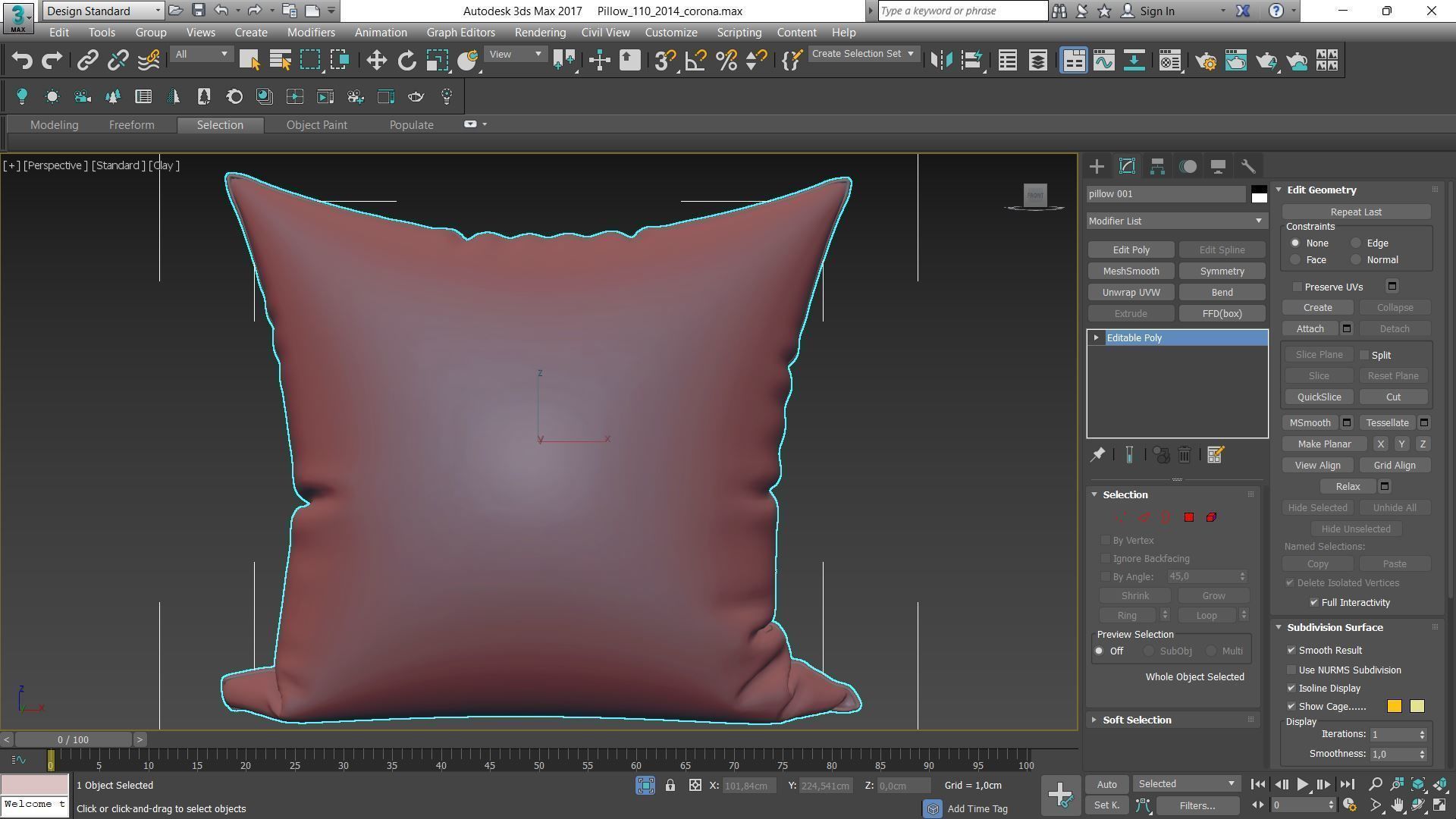 Decorative pillows Houzz set 110 3D model_4