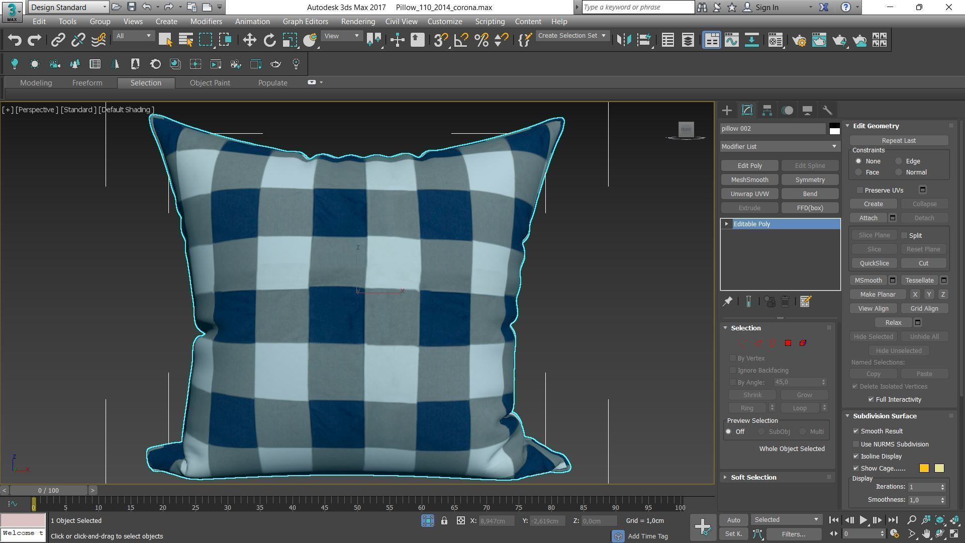 Decorative pillows Houzz set 110 3D model_6