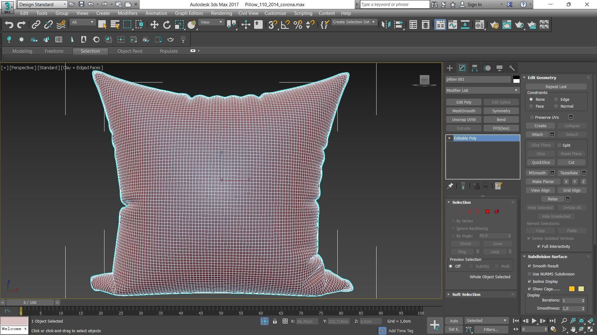 Decorative pillows Houzz set 110 3D model_5