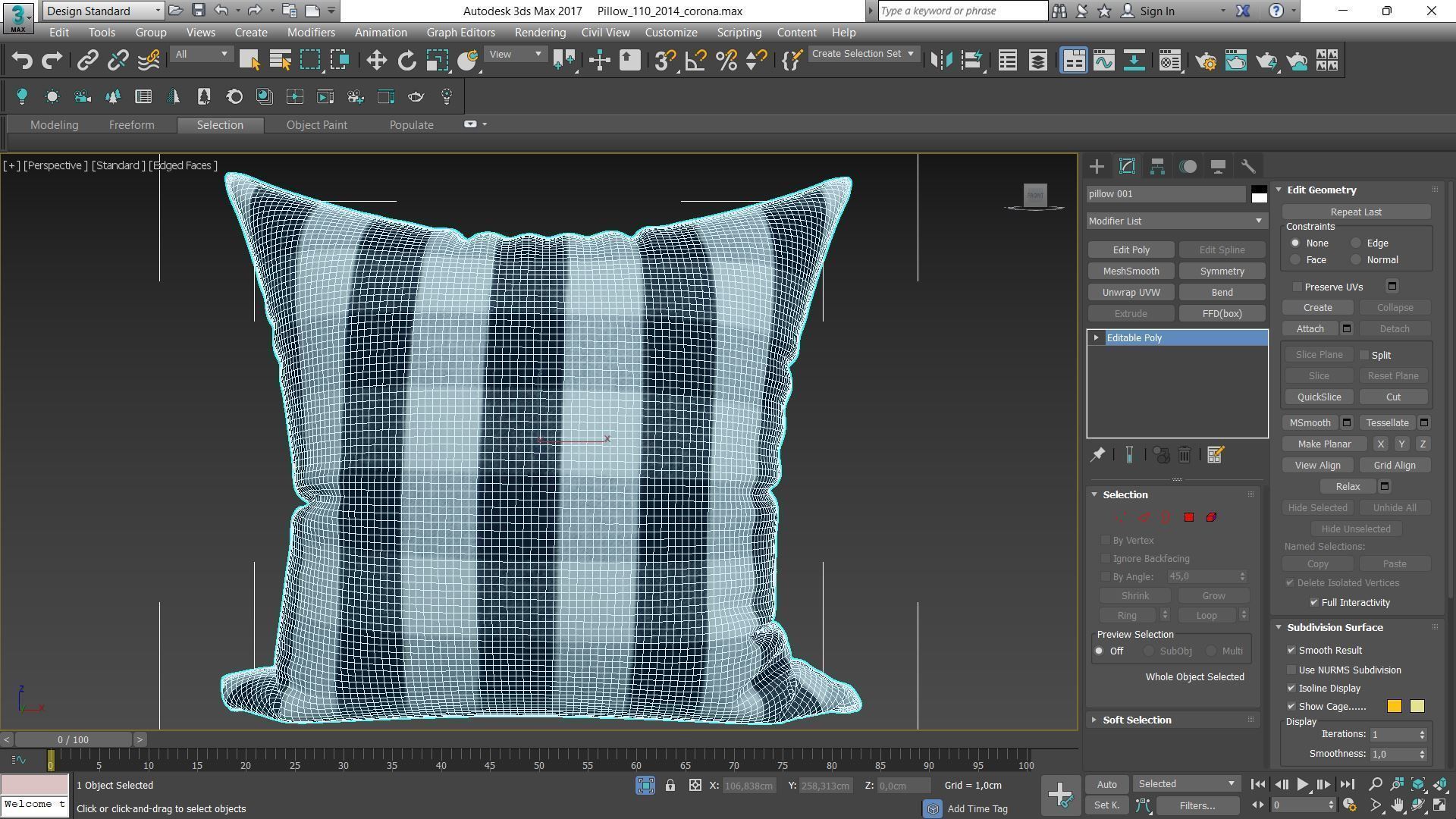Decorative pillows Houzz set 110 3D model_3