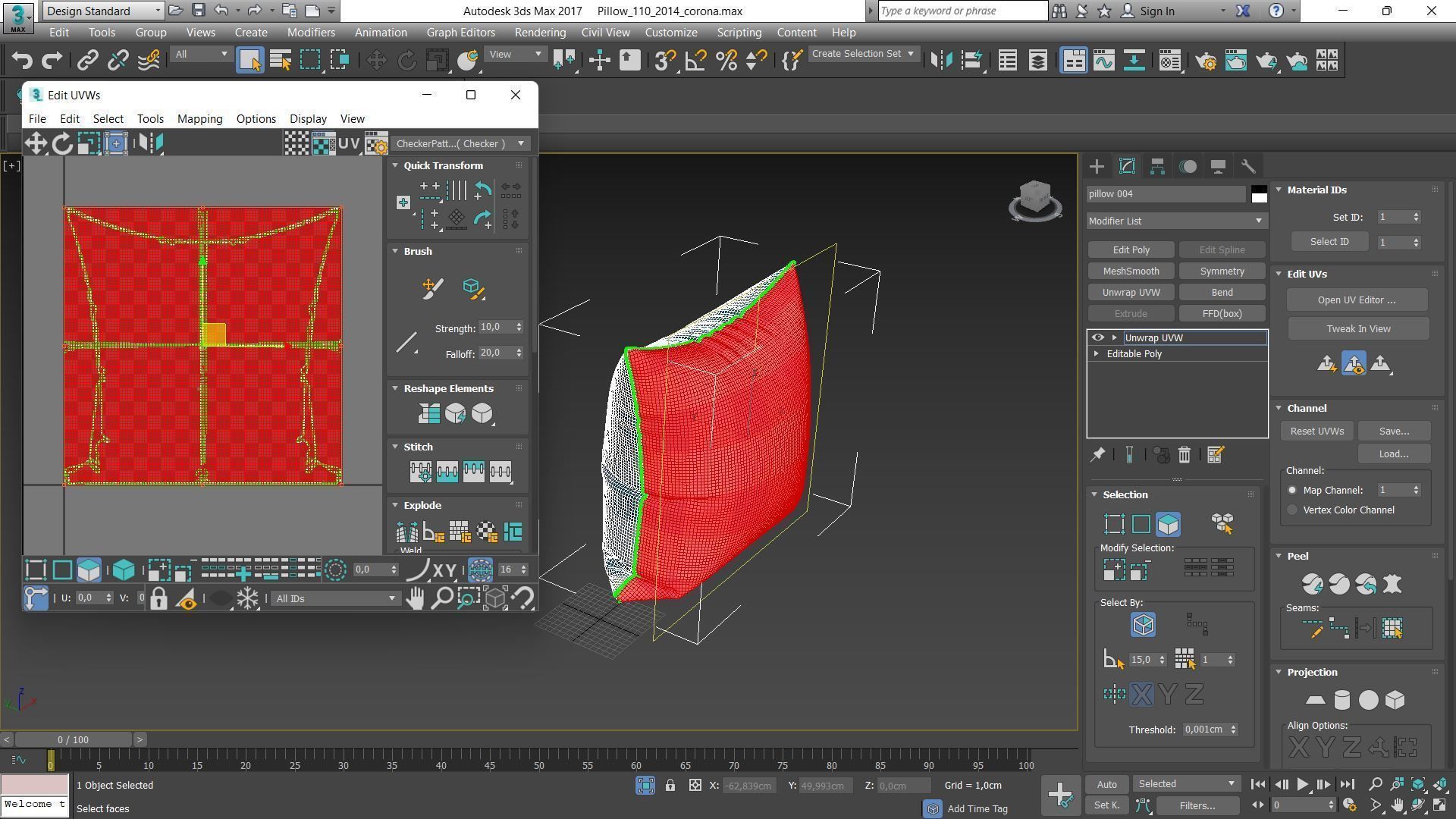 Decorative pillows Houzz set 110 3D model_12