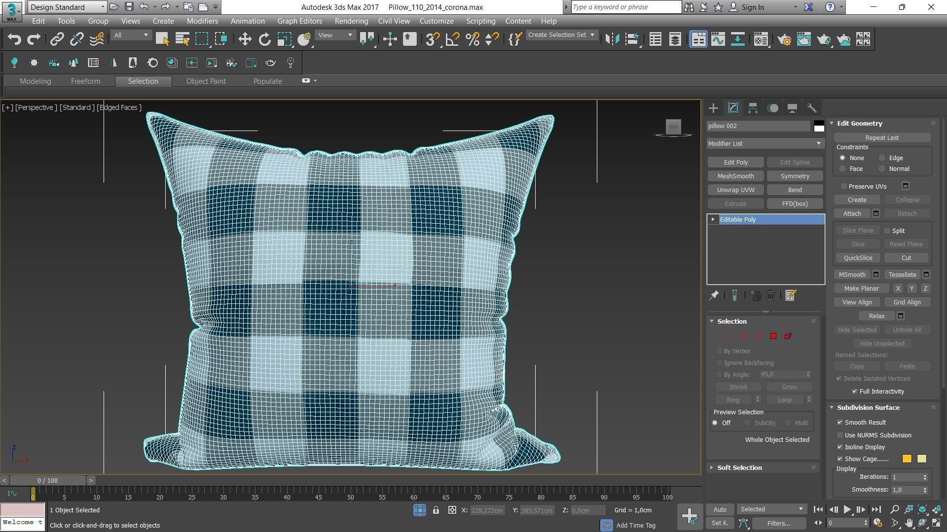 Decorative pillows Houzz set 110 3D model_7