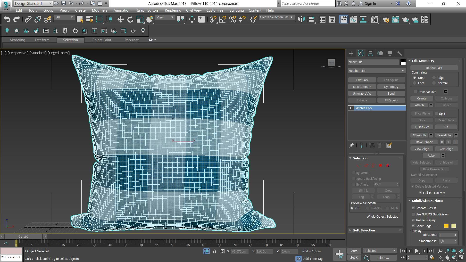 Decorative pillows Houzz set 110 3D model_11