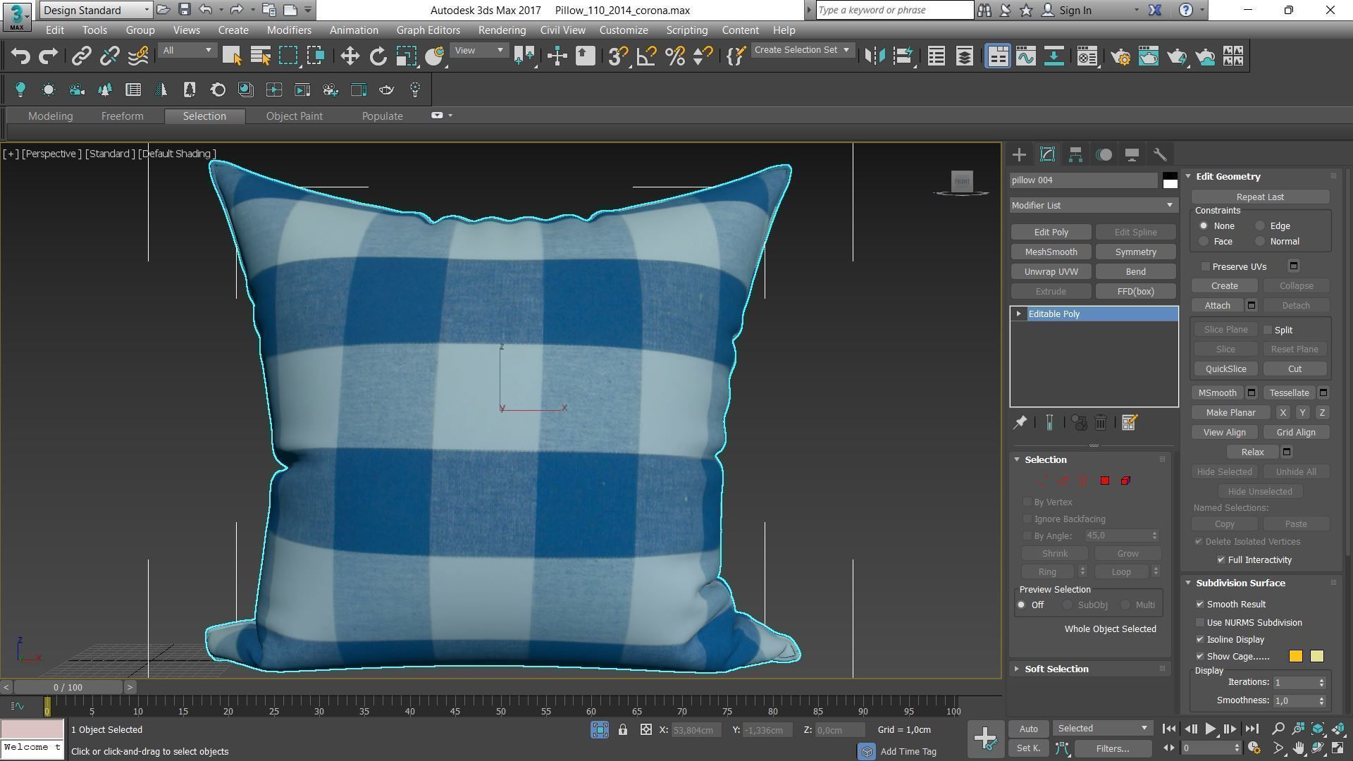 Decorative pillows Houzz set 110 3D model_10