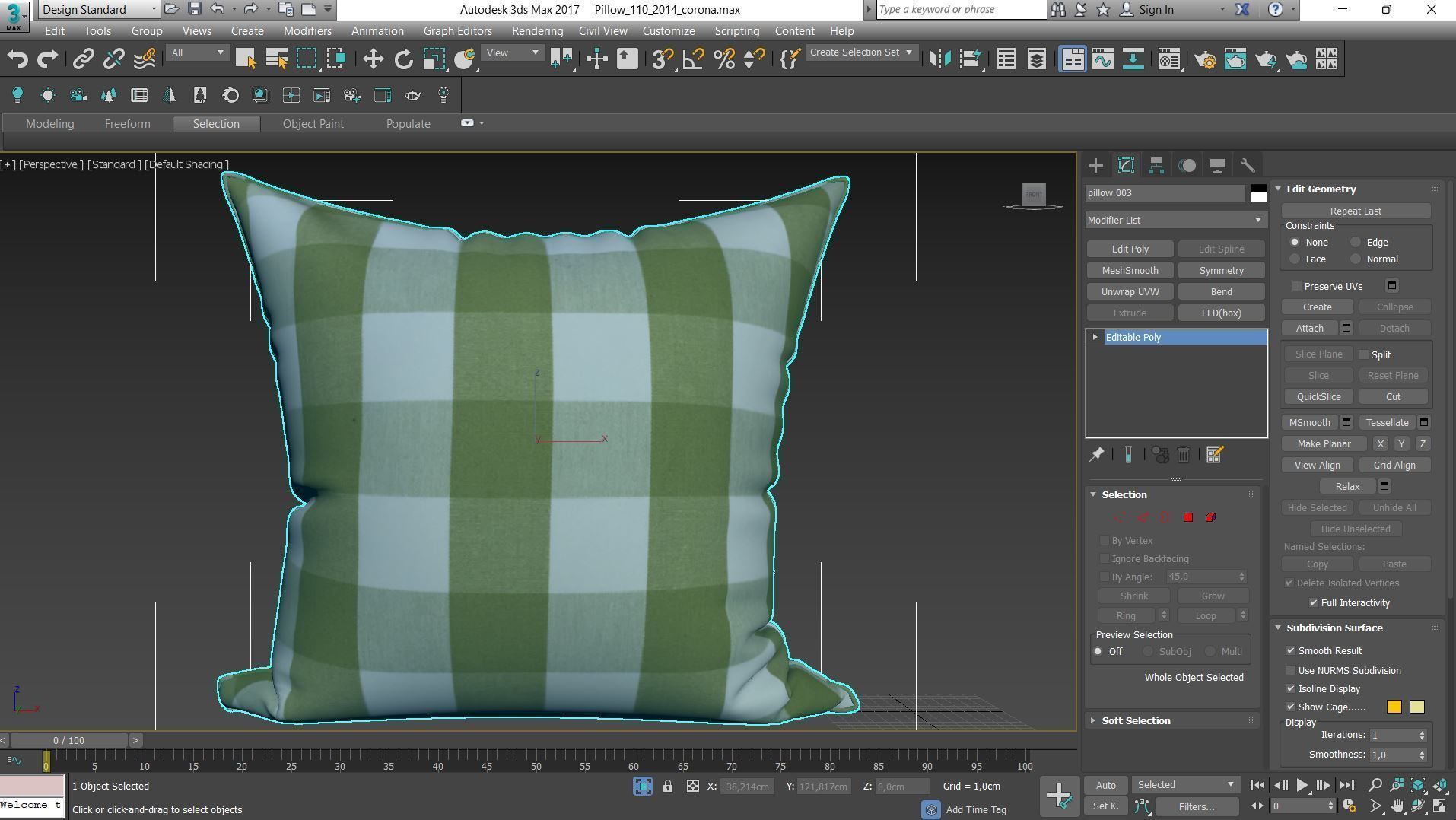 Decorative pillows Houzz set 110 3D model_8
