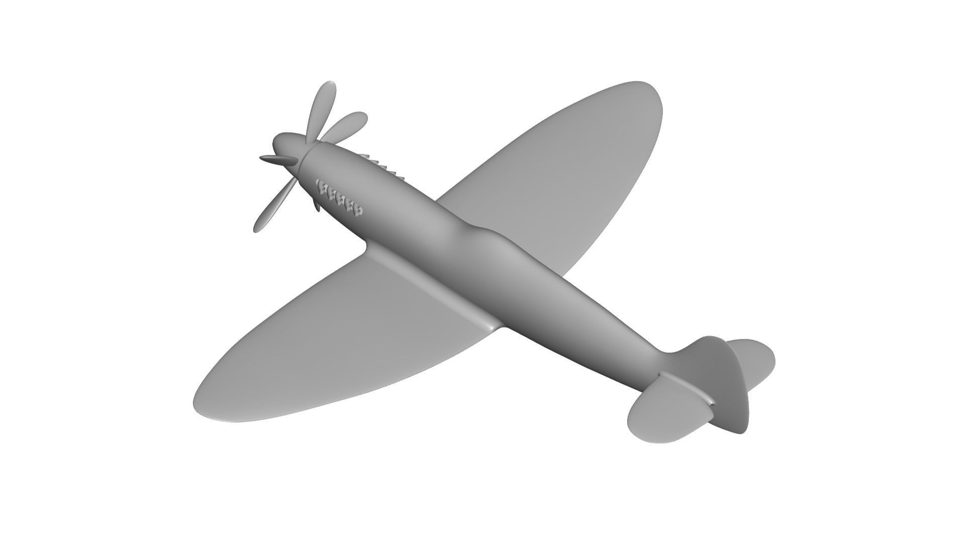 Supermarine Spitfire 3D model_2