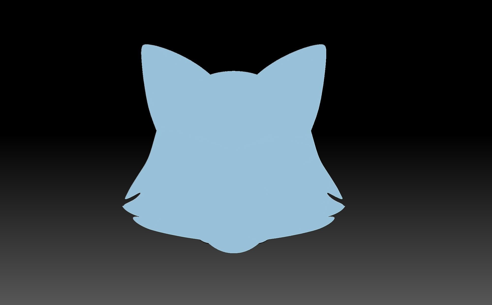 Fox Face 3D print model_5